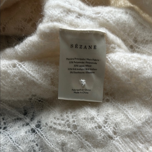 Sézane ecru Women's Sweater - Picture 5 of 5